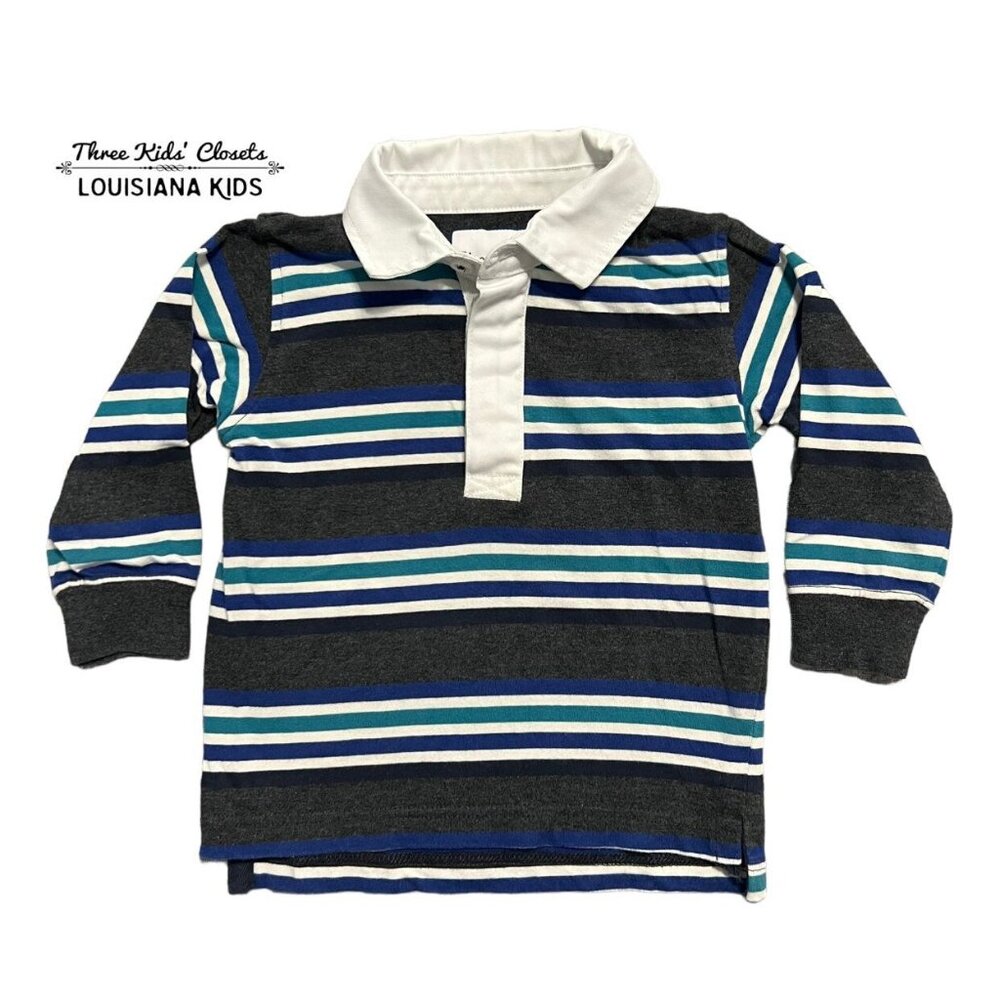 Kitestrings 24m Striped Long Sleeved Polo Shirt